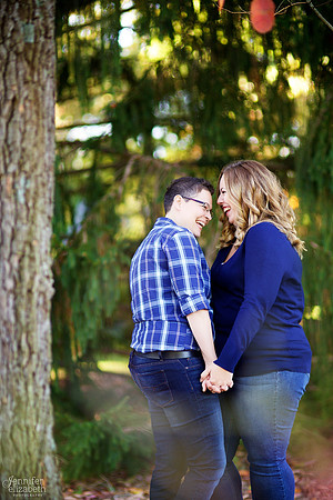Kim & Aj: Same Sex Engagement Session in Westerville, Ohio