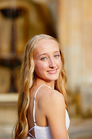 Brynn: Senior Session at the Cultural Gardens in Cleveland