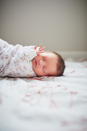 Baby Betty: Lifestyle Newborn Session in North Royalton