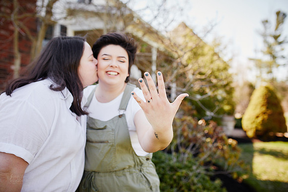 Christina & Gracelyn: Proposal in Newbury
