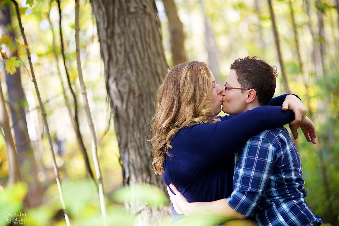 Kim & Aj: Same Sex Engagement Session in Westerville, Ohio