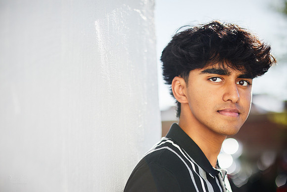 Sahil: Senior Portrait Session in Downtown Hudson and Hudson Springs Park