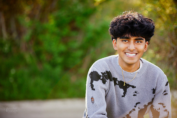 Sahil: Senior Portrait Session in Downtown Hudson and Hudson Springs Park