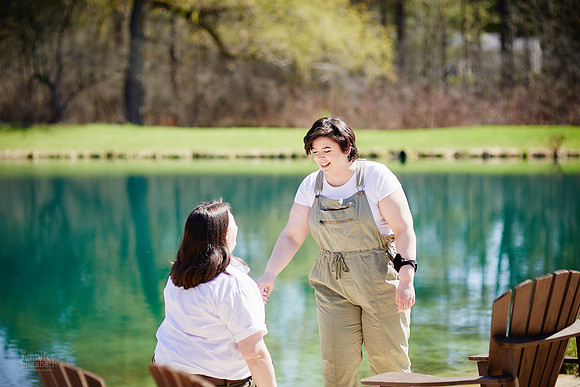 Christina & Gracelyn: Proposal in Newbury
