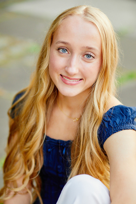 Brynn: Senior Session at the Cultural Gardens in Cleveland