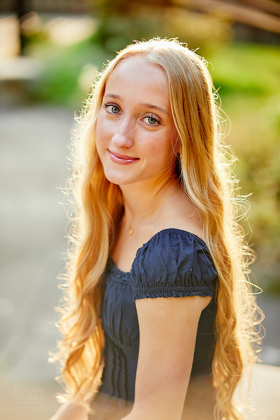 Brynn: Senior Session at the Cultural Gardens in Cleveland
