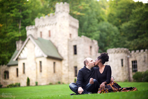 Courtney and Ryan: Squire's Castle Engagement Session