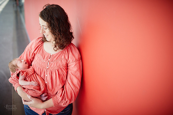 Baby Kaylee: Newborn and Family Portrait Session at The Cleveland Museum of Art and Wade Lagoon