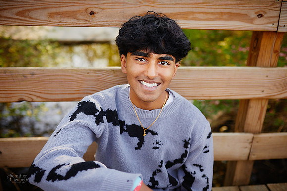 Sahil: Senior Portrait Session in Downtown Hudson and Hudson Springs Park