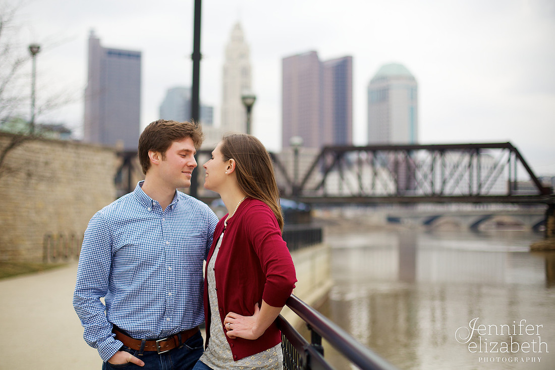 Tory & Hugh Short North Engagement Session in Columbus, Ohio