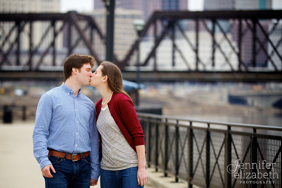 Tory & Hugh Short North Engagement Session in Columbus, Ohio