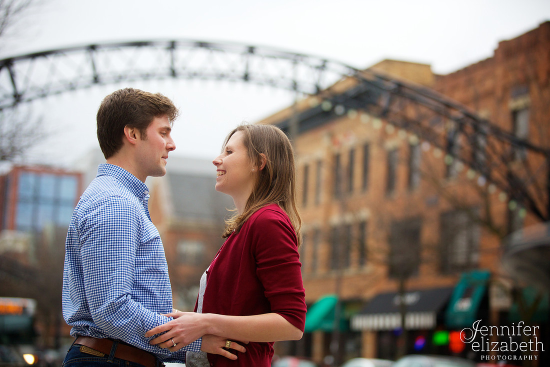 Tory & Hugh Short North Engagement Session in Columbus, Ohio