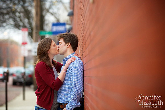 Tory & Hugh Short North Engagement Session in Columbus, Ohio