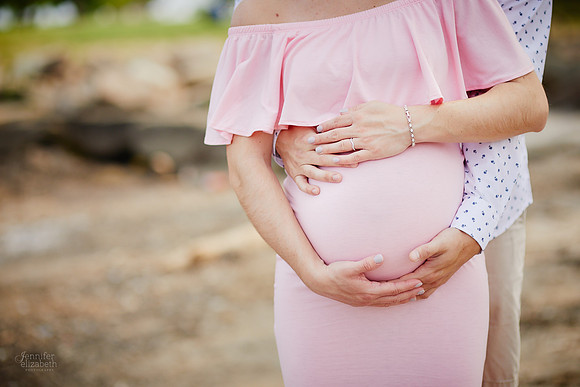 Gina: Maternity Portrait Session at Edgewater Park in Cleveland