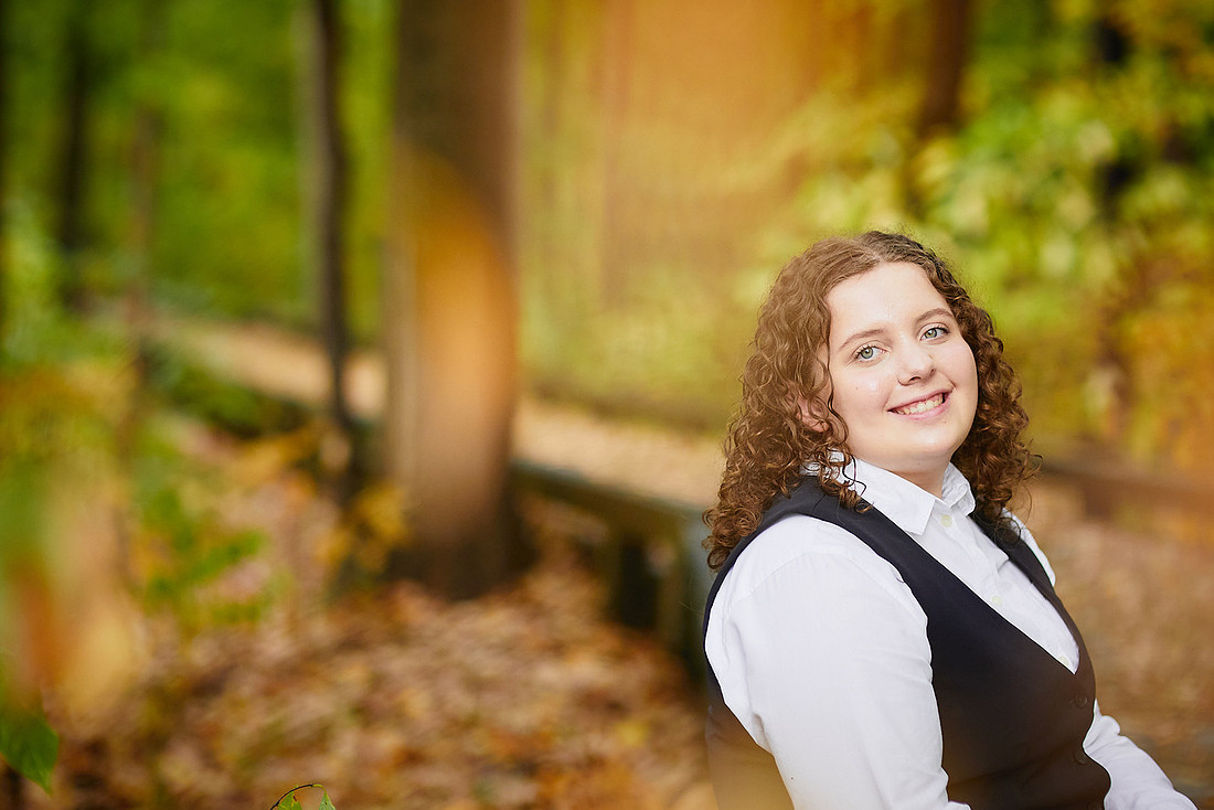 Abby: Senior Session at Inniswood Metro Gardens in Westerville