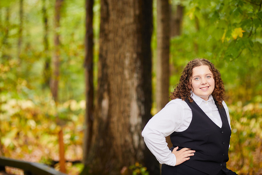 Abby: Senior Session at Inniswood Metro Gardens in Westerville