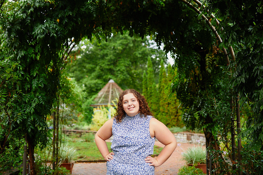 Abby: Senior Session at Inniswood Metro Gardens in Westerville