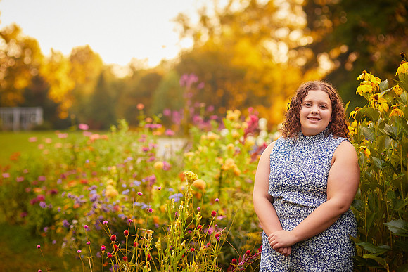 Abby: Senior Session at Inniswood Metro Gardens in Westerville