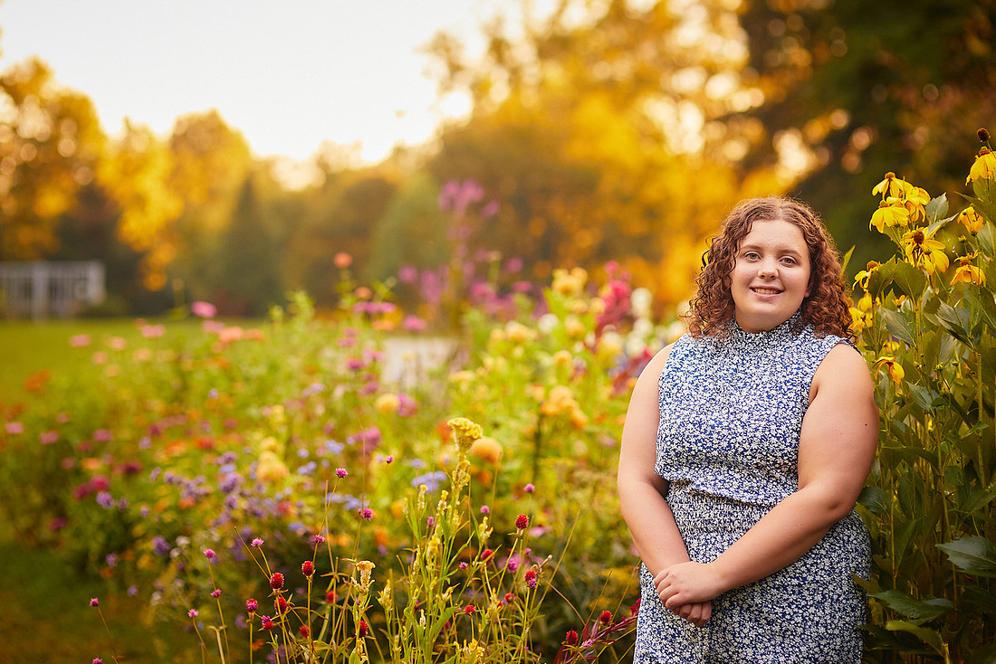 Abby: Senior Session at Inniswood Metro Gardens in Westerville