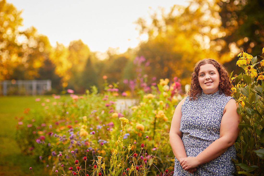 Abby: Senior Session at Inniswood Metro Gardens in Westerville