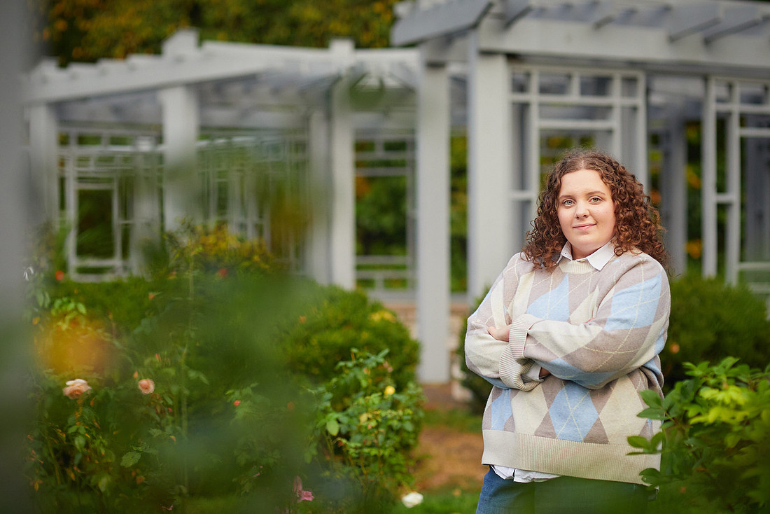 Abby: Senior Session at Inniswood Metro Gardens in Westerville