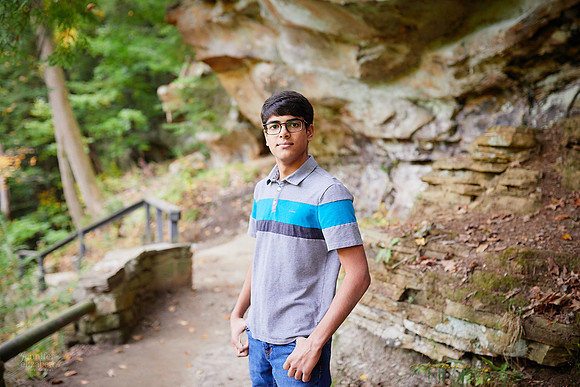 Colin: Senior and Family Portrait Session at Henry Church Rock in Bentleyville