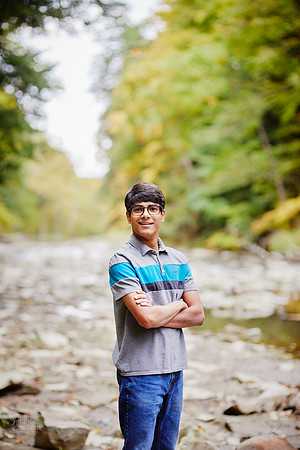 Colin: Senior and Family Portrait Session at Henry Church Rock in Bentleyville