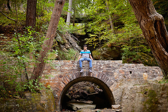 Colin: Senior and Family Portrait Session at Henry Church Rock in Bentleyville