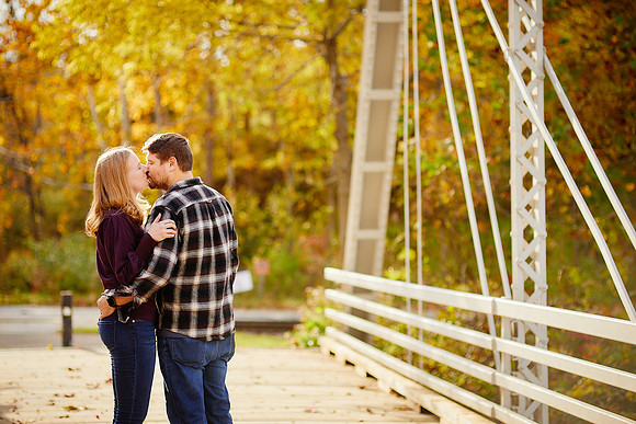 Amy & Bryan: Engagement Session at Station Road Bridge and the Brecksville Reservation