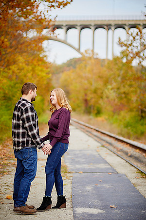 Amy & Bryan: Engagement Session at Station Road Bridge and the Brecksville Reservation