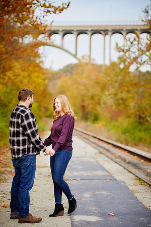 Amy & Bryan: Engagement Session at Station Road Bridge and the Brecksville Reservation
