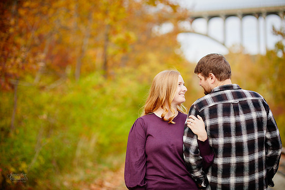 Amy & Bryan: Engagement Session at Station Road Bridge and the Brecksville Reservation