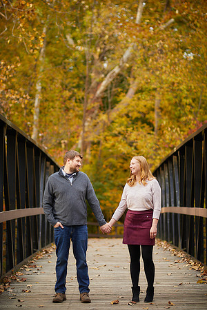 Amy & Bryan: Engagement Session at Station Road Bridge and the Brecksville Reservation