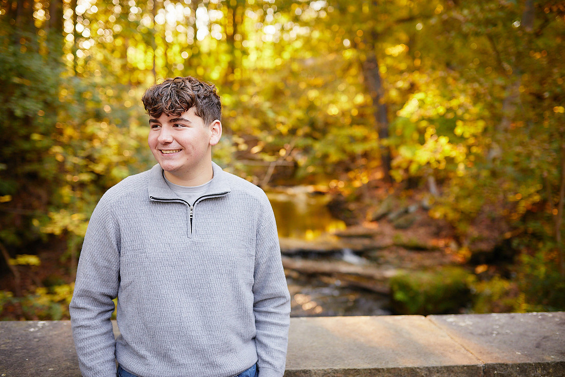 Jake: Senior Session at David Fortier Park in Olmsted Falls