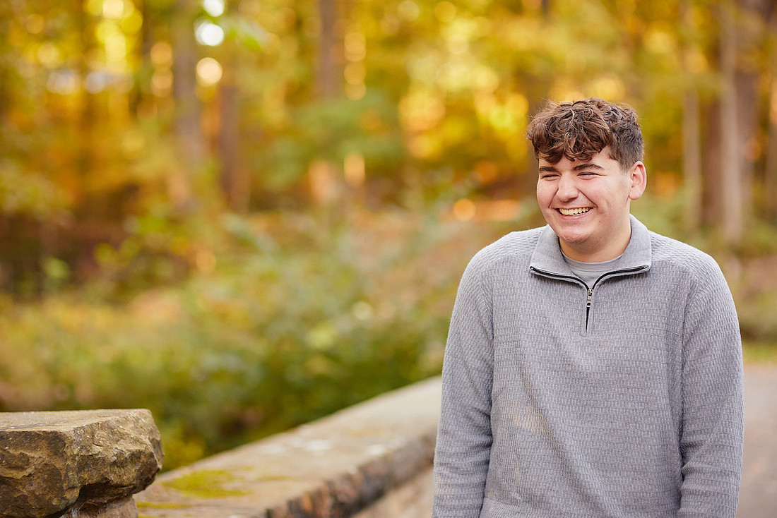 Jake: Senior Session at David Fortier Park in Olmsted Falls