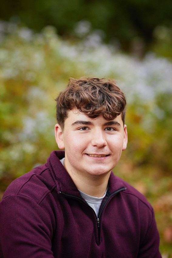 Jake: Senior Session at David Fortier Park in Olmsted Falls