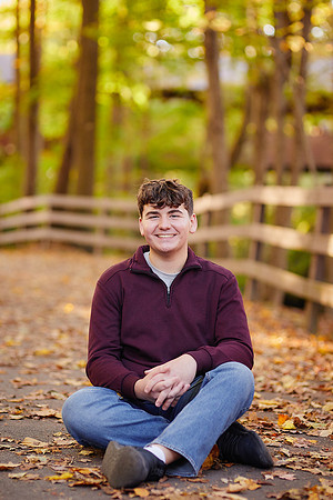 Jake: Senior Session at David Fortier Park in Olmsted Falls