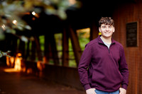 Jake: Senior Session at David Fortier Park in Olmsted Falls