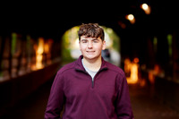 Jake: Senior Session at David Fortier Park in Olmsted Falls