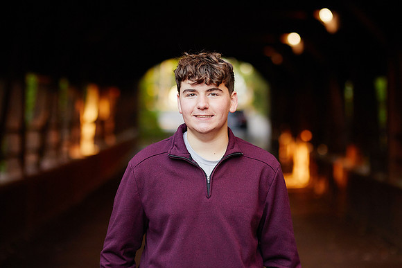 Jake: Senior Session at David Fortier Park in Olmsted Falls