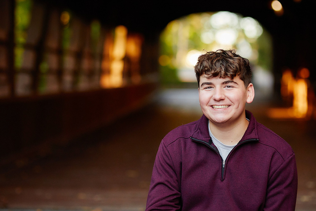 Jake: Senior Session at David Fortier Park in Olmsted Falls
