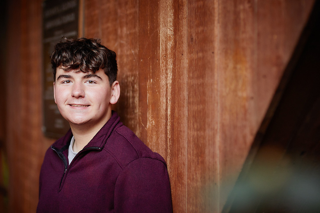 Jake: Senior Session at David Fortier Park in Olmsted Falls