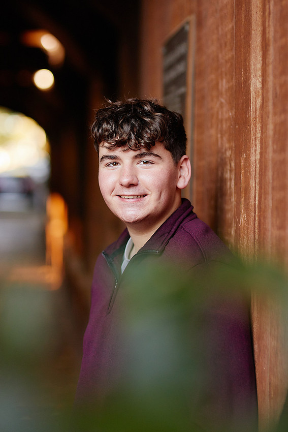 Jake: Senior Session at David Fortier Park in Olmsted Falls