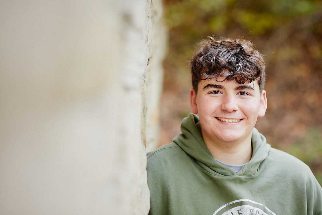 Jake: Senior Session at David Fortier Park in Olmsted Falls