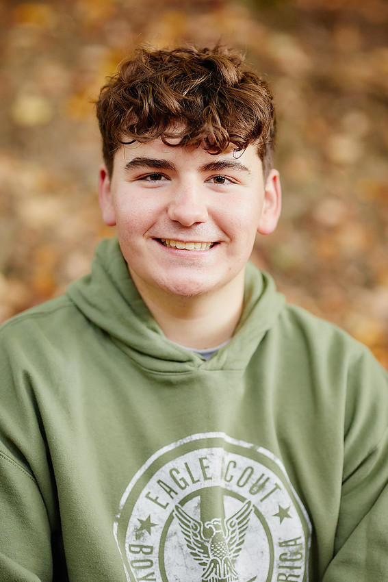Jake: Senior Session at David Fortier Park in Olmsted Falls
