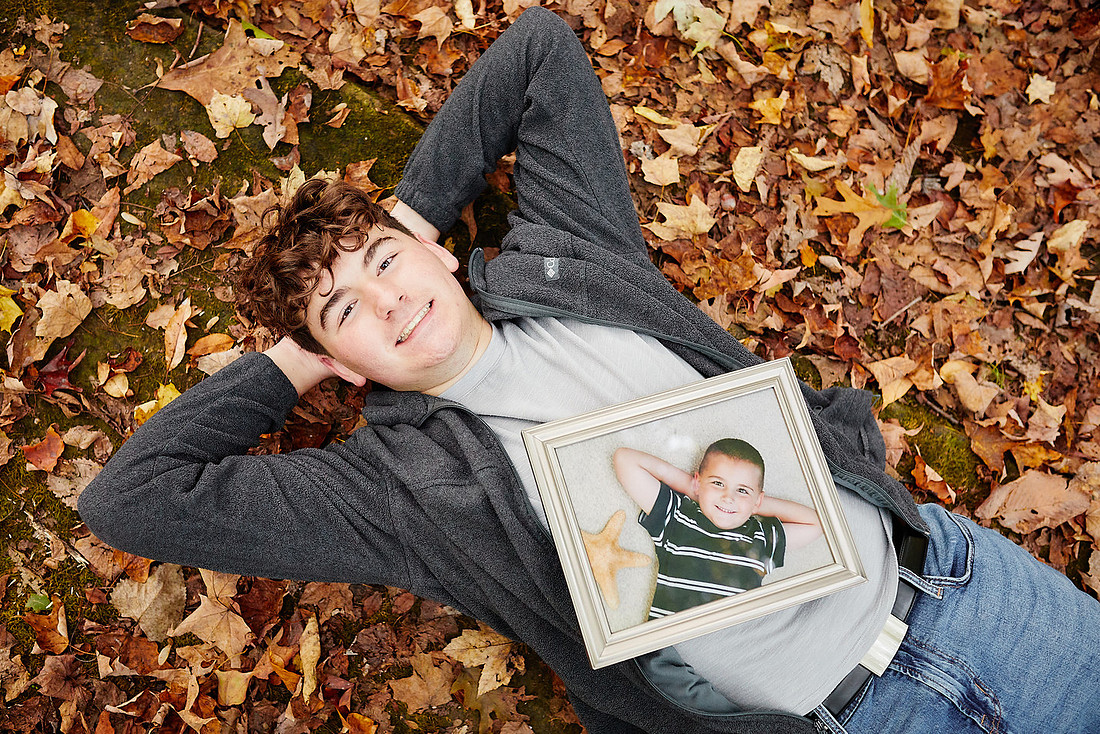 Jake: Senior Session at David Fortier Park in Olmsted Falls
