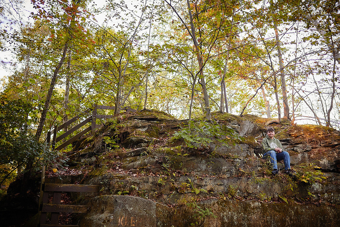 Jake: Senior Session at David Fortier Park in Olmsted Falls