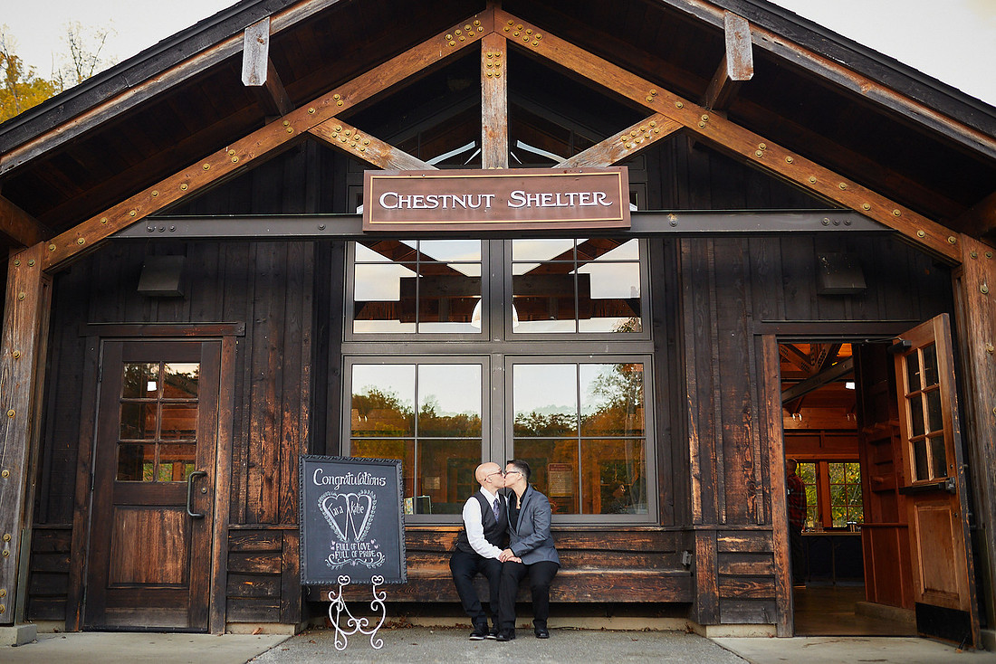 Katie & Tara: Wedding Reception at River Grove Chestnut Shelter in the North Chagrin Reservation