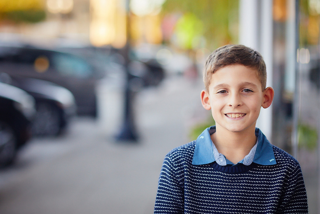 The T Family: Portrait Session in Chagrin Falls