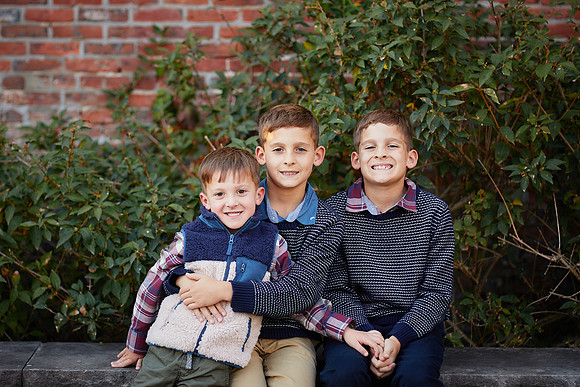 The T Family: Portrait Session in Chagrin Falls